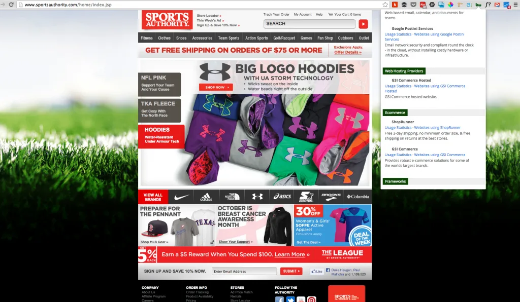 Sports Authority Uses GSI Commerce
